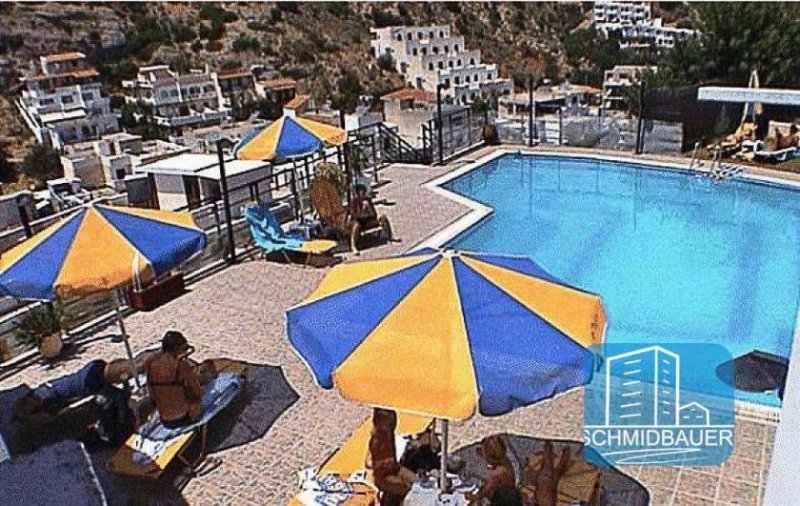 Agia Galini Kreta, Agia Galini: Zentral gelegenes Hotel mit Swimmingpool zum Verkauf Gewerbe kaufen